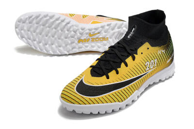 Nike Air Zoom Mercurial Superfly 9 Elite TF High-Tops Football Shoes - Yellow/Black/White