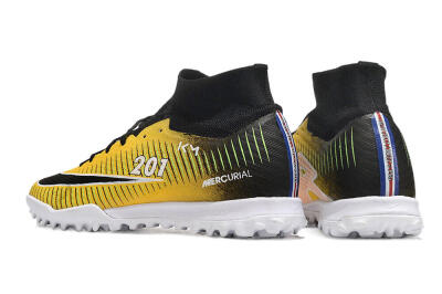 Nike Air Zoom Mercurial Superfly 9 Elite TF High-Tops Football Shoes - Yellow/Black/White