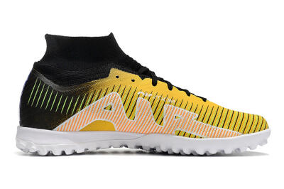 Nike Air Zoom Mercurial Superfly 9 Elite TF High-Tops Football Shoes - Yellow/Black/White