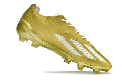 Adidas X Crazyfast.1 FG Low-Tops Football Boots - Gold/White