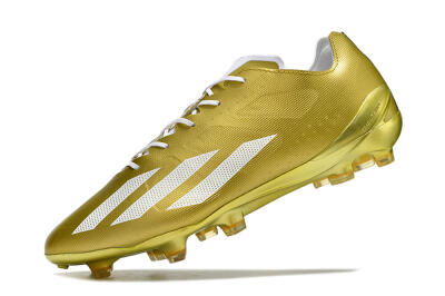 Adidas X Crazyfast.1 FG Low-Tops Football Boots - Gold/White