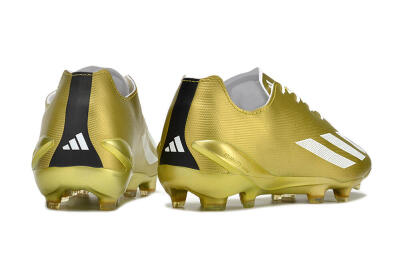 Adidas X Crazyfast.1 FG Low-Tops Football Boots - Gold/White