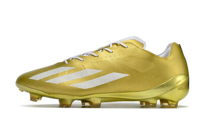 Adidas X Crazyfast.1 FG Low-Tops Football Boots - Gold/White