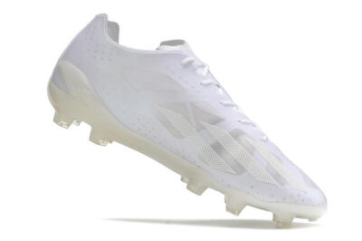 Adidas X Crazyfast.1 FG Low-Tops Football Boots - White/White