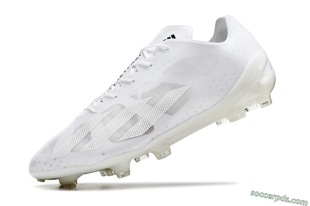 Adidas X Crazyfast.1 FG Low-Tops Football Boots - White/White 5