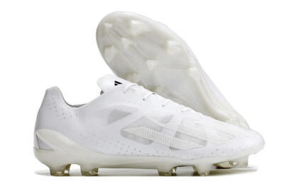 Adidas X Crazyfast.1 FG Low-Tops Football Boots - White/White