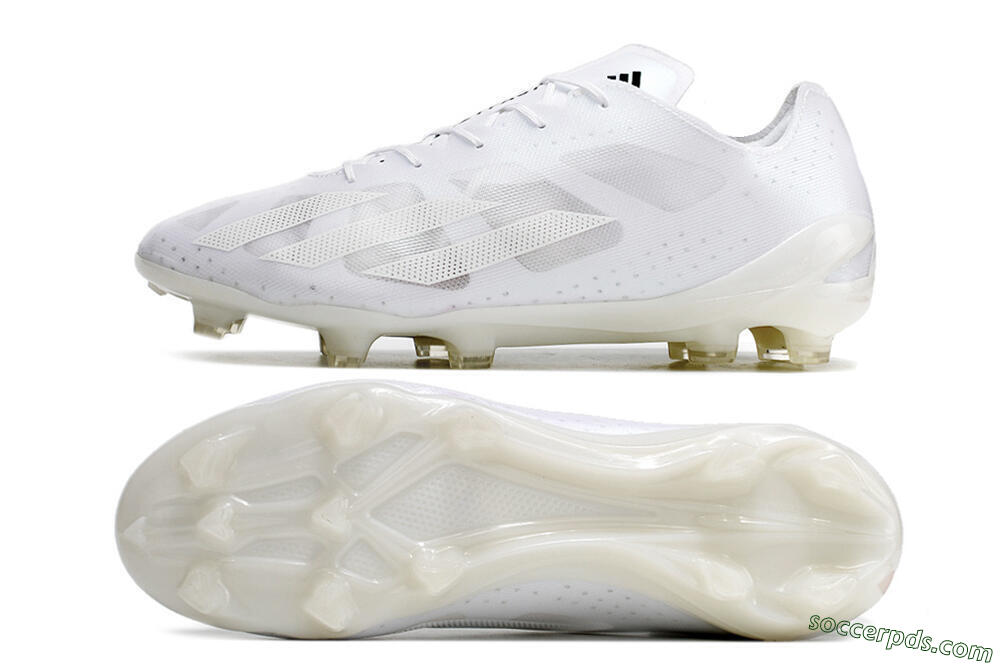 Adidas X Crazyfast.1 FG Low-Tops Football Boots - White/White 0