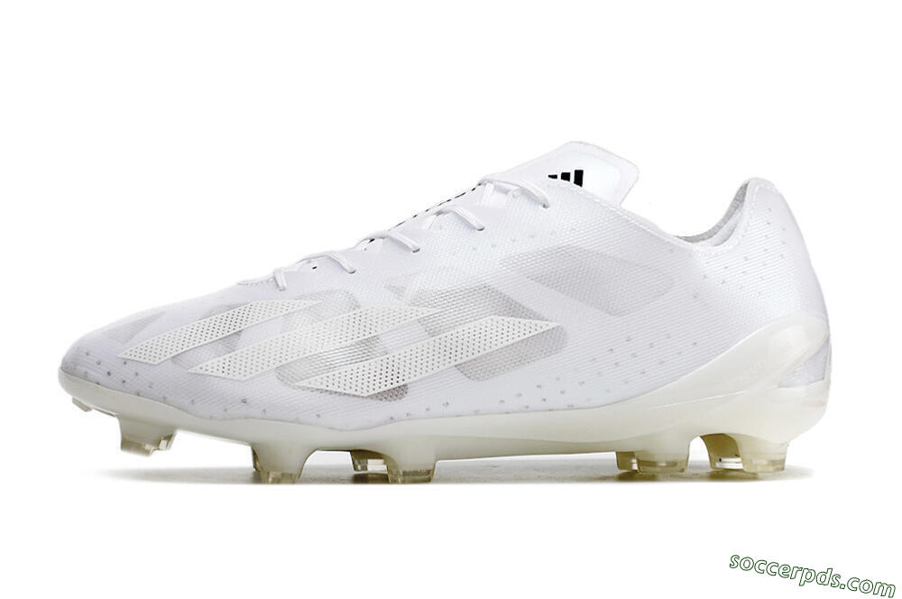 Adidas X Crazyfast.1 FG Low-Tops Football Boots - White/White 2