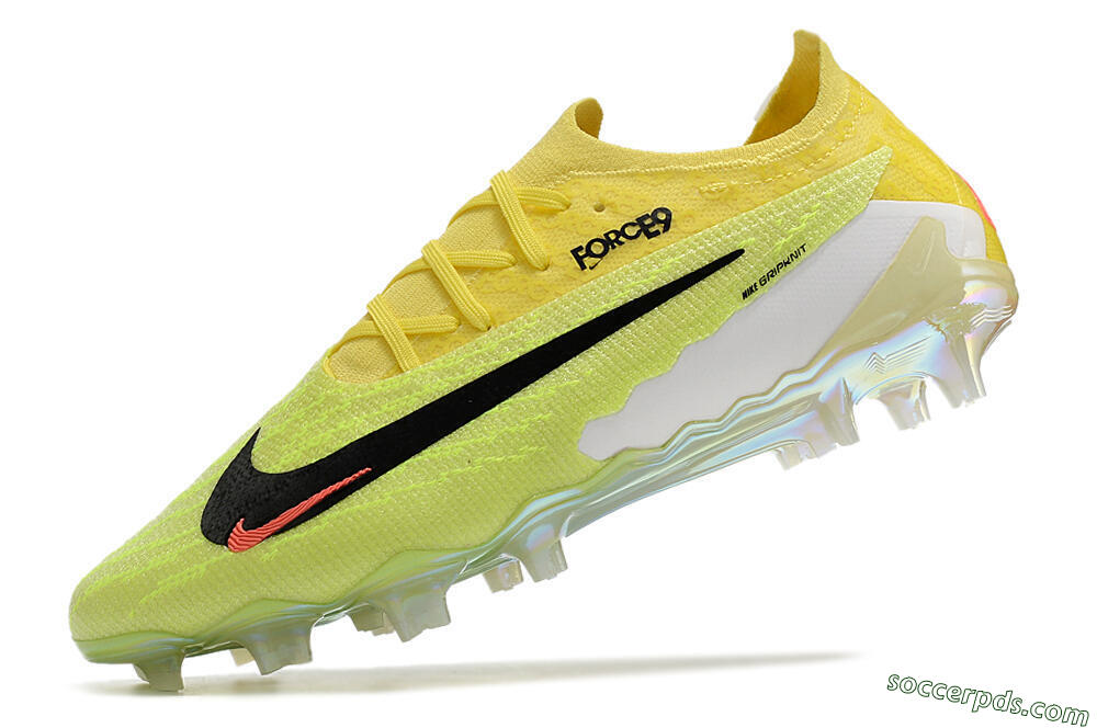 Nike Phantom GX Elite Link FG Low-Tops Football Boots - Orange/Yellow/Black 5