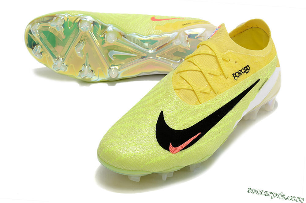 Nike Phantom GX Elite Link FG Low-Tops Football Boots - Orange/Yellow/Black 3