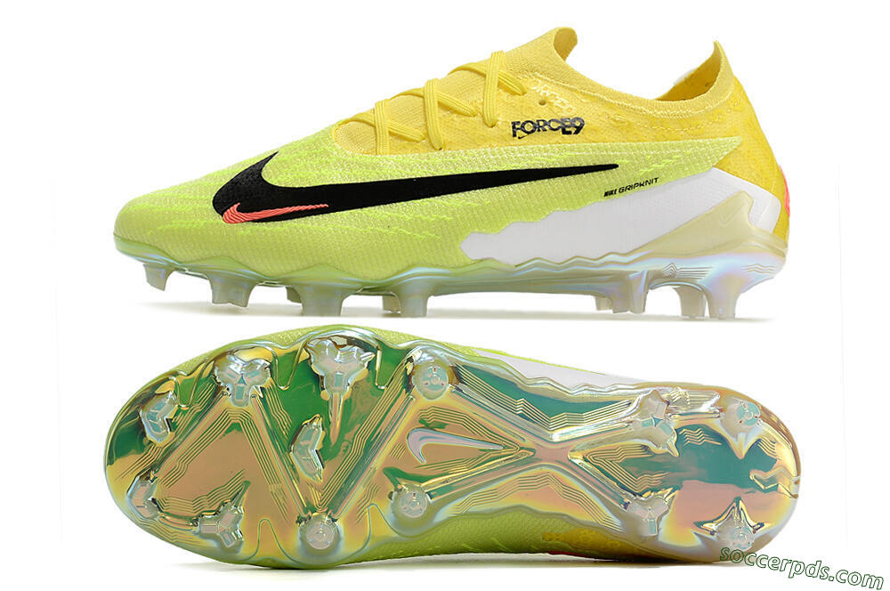 Nike Phantom GX Elite Link FG Low-Tops Football Boots - Orange/Yellow/Black 0