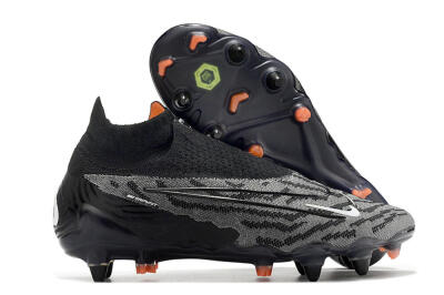 Nike Phantom GX Elite DF SG Low-Tops Football Boots - Black/Grey/White