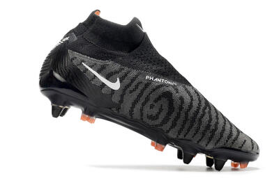 Nike Phantom GX Elite DF SG Low-Tops Football Boots - Black/Grey/White