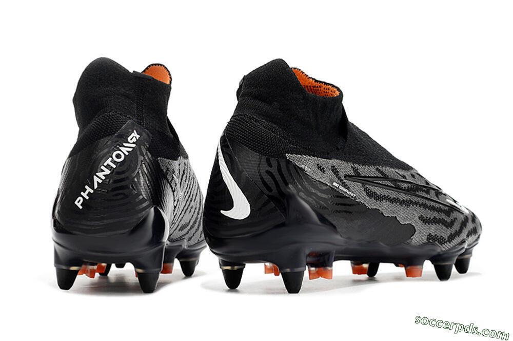 Nike Phantom GX Elite DF SG Low-Tops Football Boots - Black/Grey/White 6
