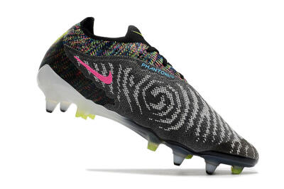 Nike Phantom GX Elite SG Low-Tops Football Boots - Black/Grey/Yellow