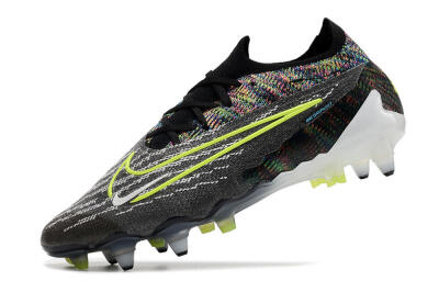 Nike Phantom GX Elite SG Low-Tops Football Boots - Black/Grey/Yellow