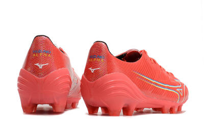 Mizuno Alpha Made in Japan FG Low-Tops Football Boots - Red/Yelllow/Blue