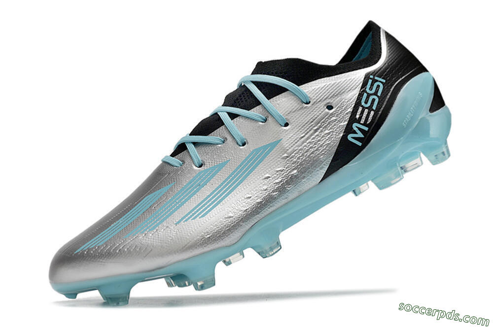 Adidas X Speedportal.1 FG Low-Tops Football Boots - Grey/Blue/Black 5