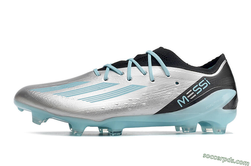 Adidas X Speedportal.1 FG Low-Tops Football Boots - Grey/Blue/Black 2
