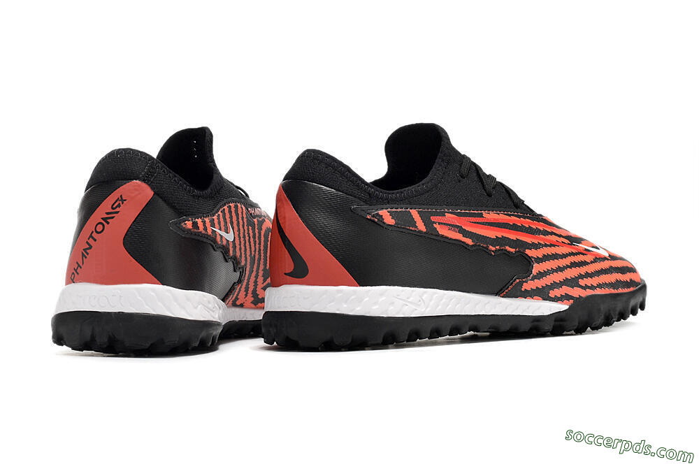 Nike React Phantom GX Pro TF Low-Tops Football Shoes - Red/Black/White 6