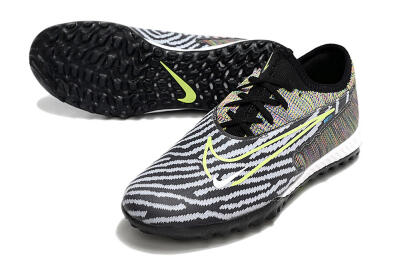 Nike React Phantom GX Pro TF Low-Tops Football Shoes - Black/Grey/Yellow