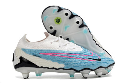 Nike Phantom GX Elite SG Low-Tops Football Boots - Blue/White/Pink