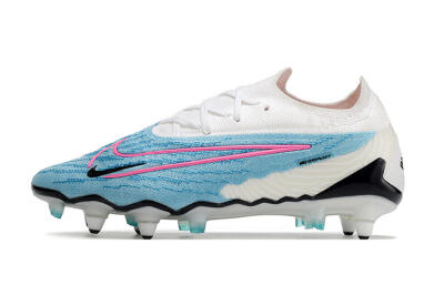 Nike Phantom GX Elite SG Low-Tops Football Boots - Blue/White/Pink