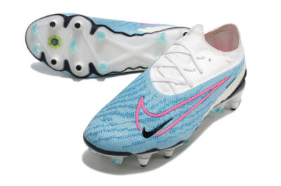 Nike Phantom GX Elite SG Low-Tops Football Boots - Blue/White/Pink