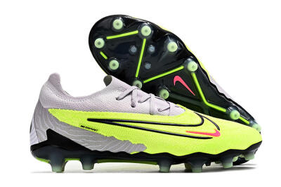 Nike Phantom GX Elite AG Low-Tops Football Boots - Grey/Yellow/Black