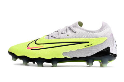 Nike Phantom GX Elite AG Low-Tops Football Boots - Grey/Yellow/Black