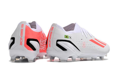 Adidas X Speedportal.1 Brazil FG Low-Tops Football Boots - White/Orange/Black