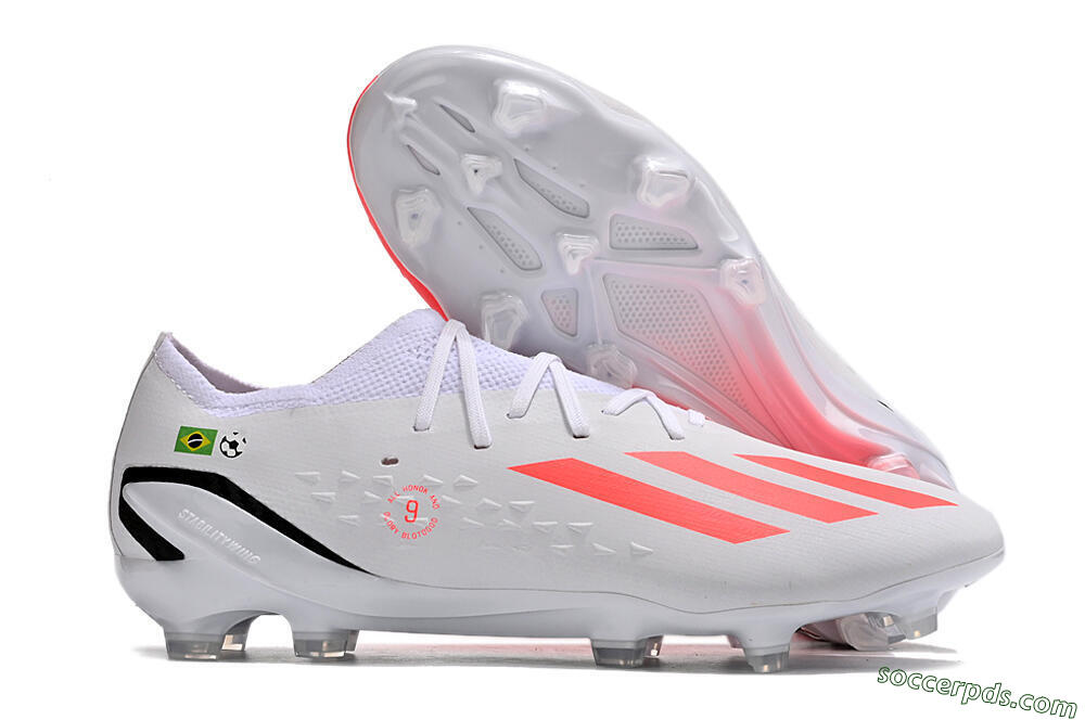 Adidas X Speedportal.1 Brazil FG Low-Tops Football Boots - White/Orange/Black 1