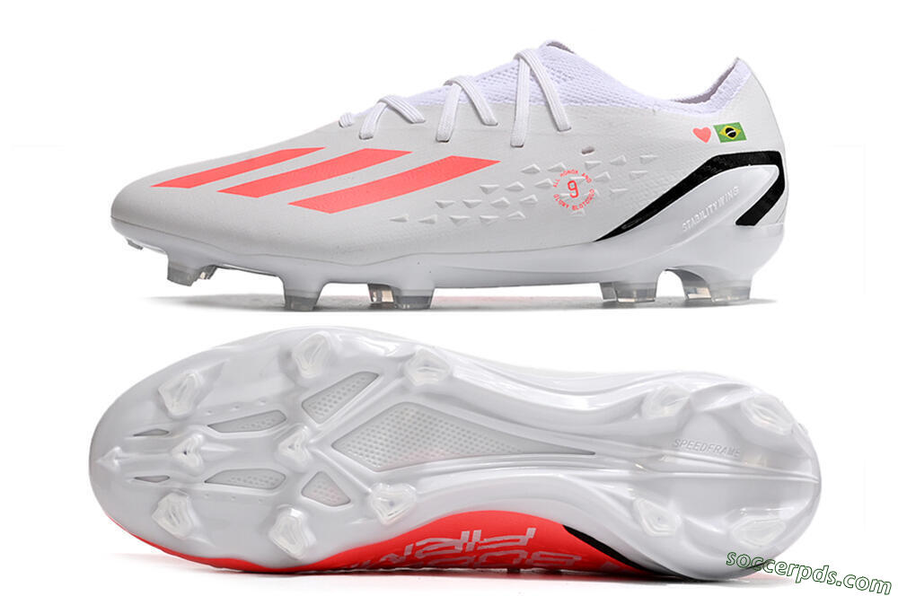 Adidas X Speedportal.1 Brazil FG Low-Tops Football Boots - White/Orange/Black 0