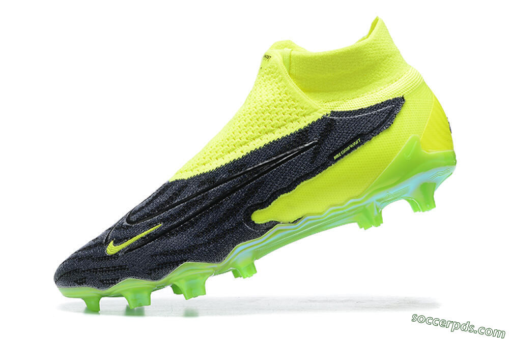 Nike Phantom GX Elite DF FG High-Tops Football Boots - Yellow/Black 7