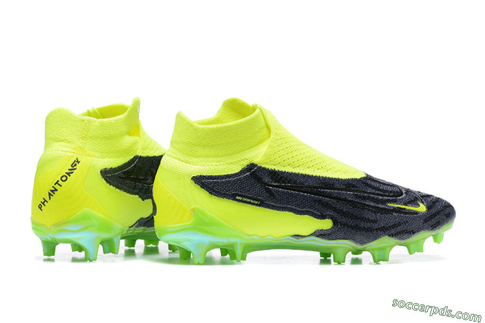 Nike Phantom GX Elite DF FG High-Tops Football Boots - Yellow/Black 8