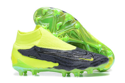 Nike Phantom GX Elite DF FG High-Tops Football Boots - Yellow/Black