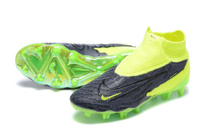 Nike Phantom GX Elite DF FG High-Tops Football Boots - Yellow/Black