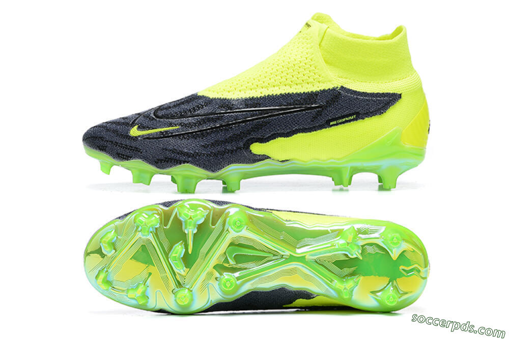 Nike Phantom GX Elite DF FG High-Tops Football Boots - Yellow/Black 0