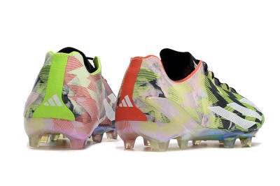 Adidas X Crazyfast Limited Edition FG Low-Tops Football Boots - White/Yellow/Orange/Black