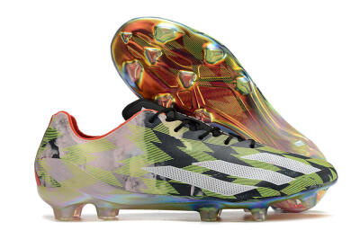Adidas X Crazyfast Limited Edition FG Low-Tops Football Boots - White/Yellow/Orange/Black