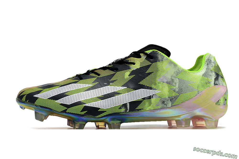Adidas X Crazyfast Limited Edition FG Low-Tops Football Boots - White/Yellow/Orange/Black 2