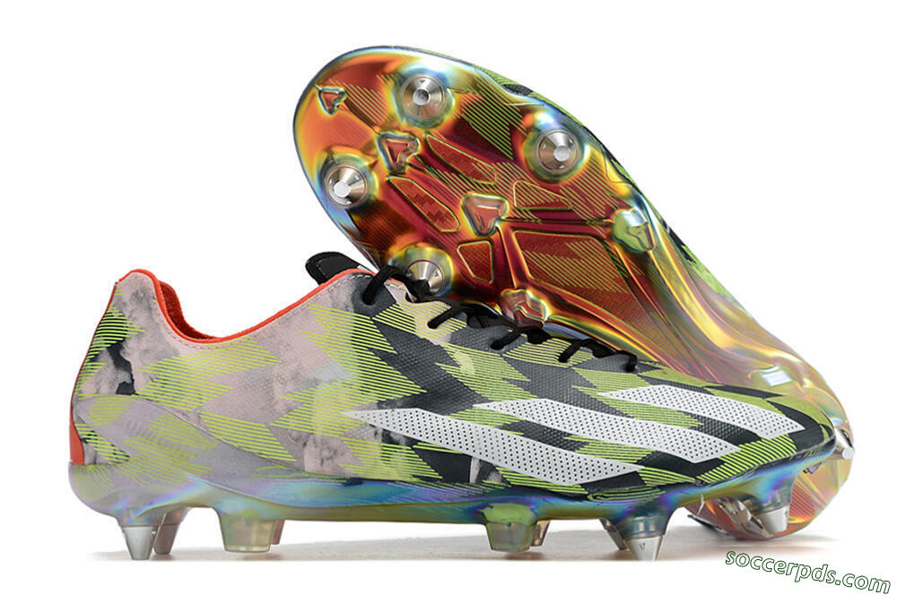Adidas X Crazyfast Limited Edition SG Low-Tops Football Boots - White/Yellow/Orange/Black 1