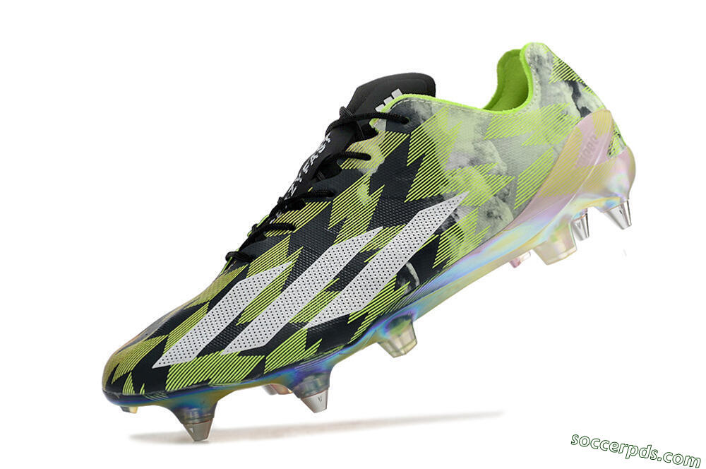 Adidas X Crazyfast Limited Edition SG Low-Tops Football Boots - White/Yellow/Orange/Black 4