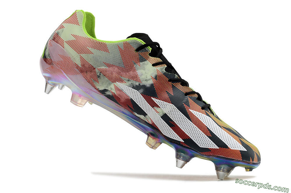 Adidas X Crazyfast Limited Edition SG Low-Tops Football Boots - White/Yellow/Orange/Black 5