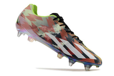 Adidas X Crazyfast Limited Edition SG Low-Tops Football Boots - White/Yellow/Orange/Black