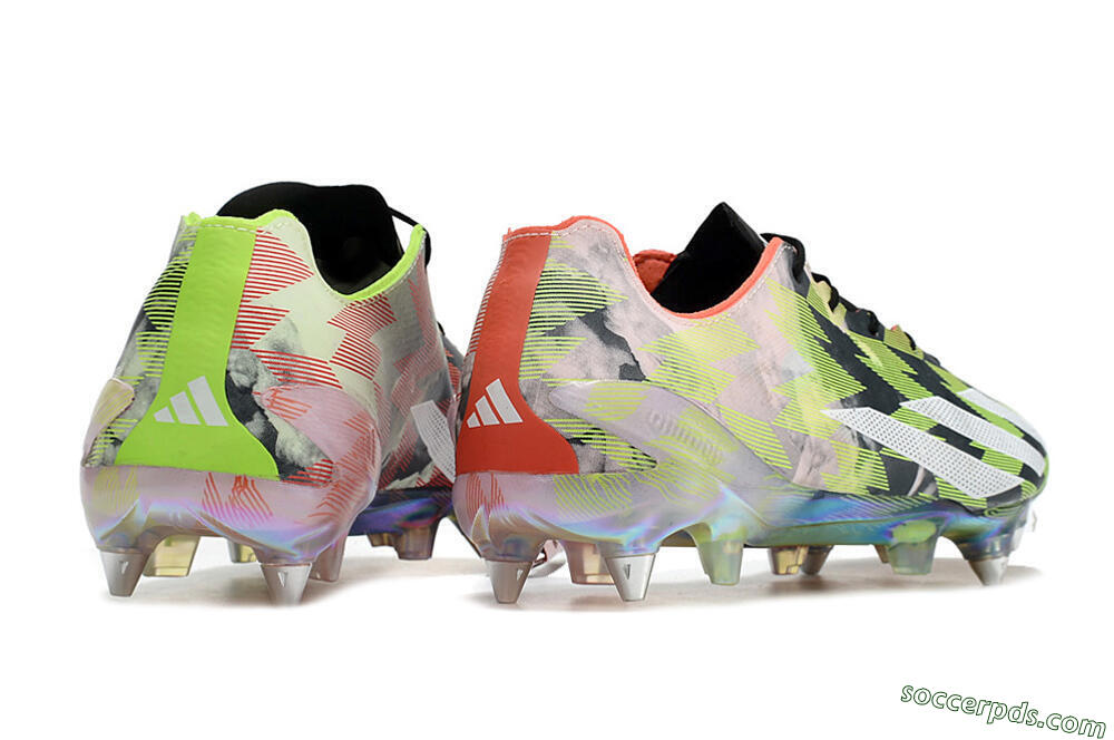 Adidas X Crazyfast Limited Edition SG Low-Tops Football Boots - White/Yellow/Orange/Black 6