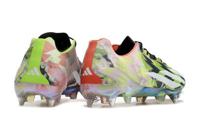 Adidas X Crazyfast Limited Edition SG Low-Tops Football Boots - White/Yellow/Orange/Black