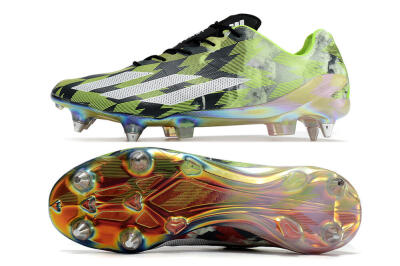 Adidas X Crazyfast Limited Edition SG Low-Tops Football Boots - White/Yellow/Orange/Black