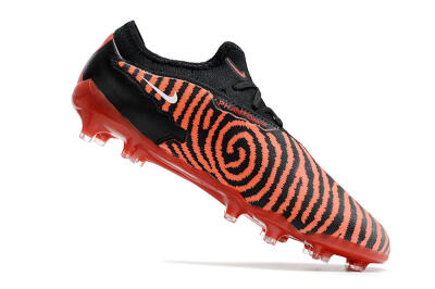 Nike React Phantom GX Academy FG Low-Tops Football Boots - Red/Black/White