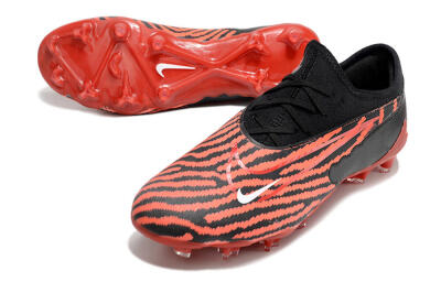 Nike React Phantom GX Academy FG Low-Tops Football Boots - Red/Black/White